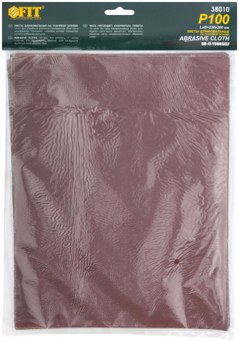 Листы шлифовальные на тканевой основе, алюминий-оксидный абразивный слой 230х280 мм, 10 шт. Р 100 в г. Санкт-Петербург  фото 2