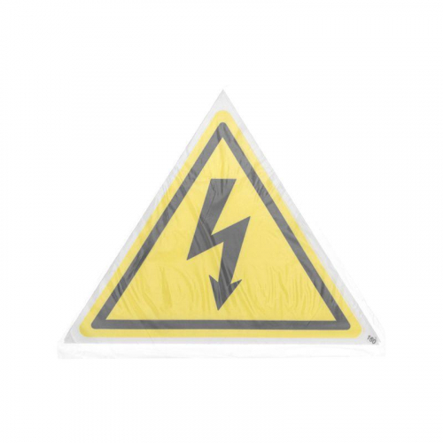 Наклейка знак электробезопасности "Опасность поражения электротоком" 160х160х160мм Rexant 56-0006-5 в г. Санкт-Петербург  фото 3