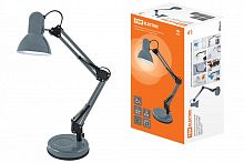 SQ0337-0111 Светильник настольный на основании 2 колена 60Вт, E27 серый TDM