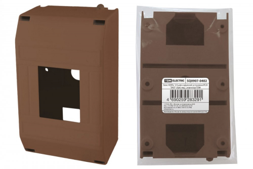SQ0907-0402 Бокс КМПн 1/4 для наружной установки IP20 "ЭКО" (бук) инд. штрихкод TDM