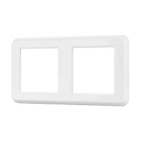 043776 Рамка пластиковая FRM-VERSA-PL-2-WH Arlight 