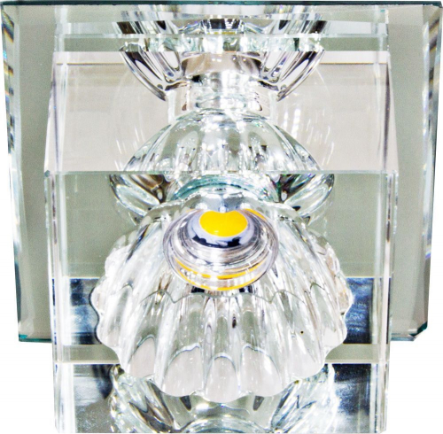 Светильник встраиваемый светодиодный Feron JD55 потолочный 10W 3000K прозрачный 27819 в г. Санкт-Петербург 