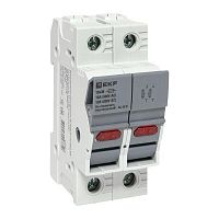 df102-e Предохранитель-разъединитель DF 10х38 2п (тип ПВЦ) EKF 