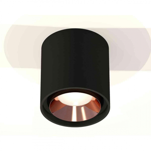 Комплект накладного светильника Ambrella light Techno Spot XS7723005 SBK/PPG черный песок/золото розовое полированное (C7723, N7035) в г. Санкт-Петербург  фото 3