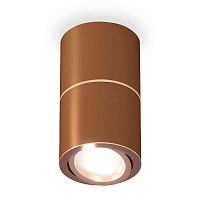 Комплект накладного светильника Ambrella light Techno Spot XS7404080 SCF/PPG кофе песок/золото розовое полированное (C7404, A2073, C7404, N7005) в г. Санкт-Петербург 