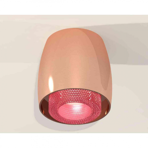Комплект накладного светильника Ambrella light Techno Spot XS1144011 PPG/PI золото розовое полированное/розовый (C1144, N7193) в г. Санкт-Петербург  фото 3