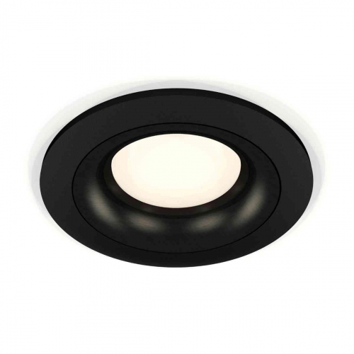 Комплект встраиваемого светильника Ambrella light Techno Spot XC7622002 SBK/PBK черный песок/черный полированный (C7622, N7011) в г. Санкт-Петербург 
