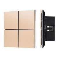 039665 Панель кнопочная KNX-304-23-IN Champagne (BUS Frameless) (IP20 металл) INTELLIGENT ARLIGHT 