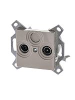2CHH083503A6018 Розетка телевизионная оконечная TV/R Levit кофе макиато ABB 