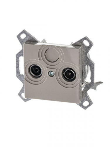 2CHH083503A6018 Розетка телевизионная оконечная TV/R Levit кофе макиато ABB 