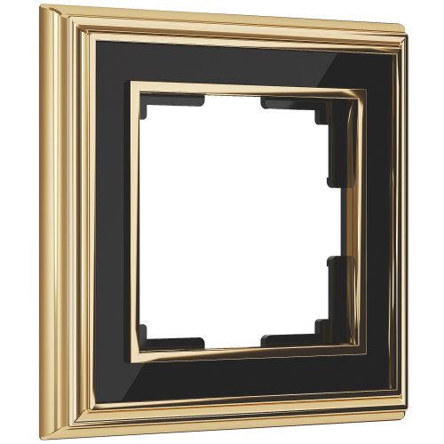 Рамка на 1 пост Palacio (золото/черный) W0011330 в г. Санкт-Петербург 