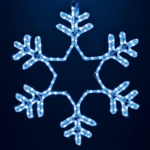 Фигура "Снежинка LED" 55смх55см син. 28Вт 220В IP44 NEON-NIGHT 501-335 в г. Санкт-Петербург  фото 3