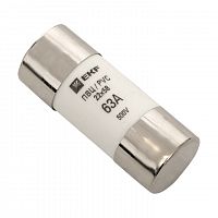 pvc-22x58-63 Вставка плавкая цилиндрическая ПВЦ 22х58 63А EKF 