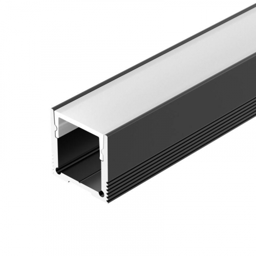 047632 Профиль SL-SLIM20-H20-2000 BLACK L2000 алюм. Arlight 