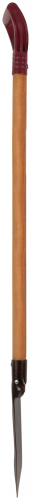 Лопата штыковая, рельсовая сталь Р65 (М76), с деревянным черенком и V-ручкой "ПЗИ" 220х280х1420 мм в г. Санкт-Петербург  фото 5