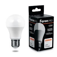 Лампа светодиодная LED 15вт Е27 дневной Feron.PRO в г. Санкт-Петербург 