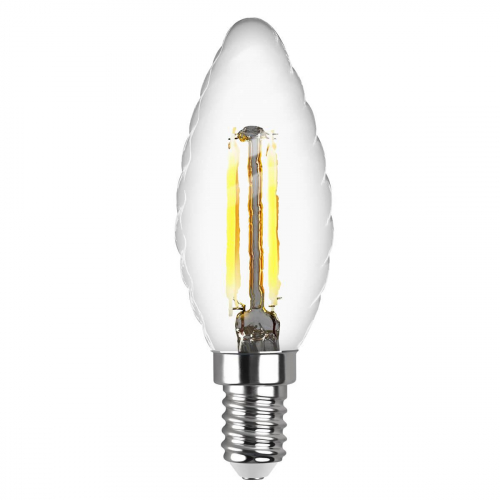 Лампа светодиодная филаментная REV TC37 E14 5W 4000K DECO Premium холодный свет свеча на ветру 32492 8 в г. Санкт-Петербург  фото 2