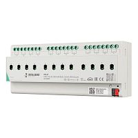 041227 Модуль релейный KNX-7123-82-DRO-DIN (BUS 12х16А KNX Secure) IP20 пластик INTELLIGENT ARLIGHT 