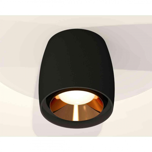 Комплект накладного светильника Ambrella light Techno Spot XS1142004 SBK/PYG черный песок/золото желтое полированное (C1142, N7034) в г. Санкт-Петербург  фото 3