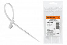 SQ0515-0501 Хомут нейлоновый с монтажным отверстием 3.5х100 мм (белый) (100шт) TDM