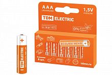 SQ1702-0004 Элемент питания LR03 AAA Alkaline 1.5V PAK-8 TDM