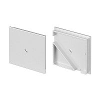 044617 Заглушка KANT-H55 SQUARE с отверстием пластик (комплект) Arlight 