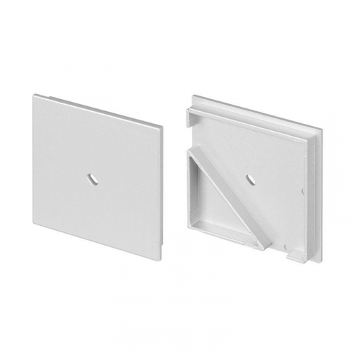 044617 Заглушка KANT-H55 SQUARE с отверстием пластик (комплект) Arlight 