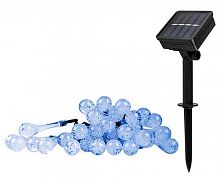 Светильник светодиодный SLR-G08-30B садовый; гирлянда капли син. солнечная батарея ФАZА 5040946 в г. Санкт-Петербург 