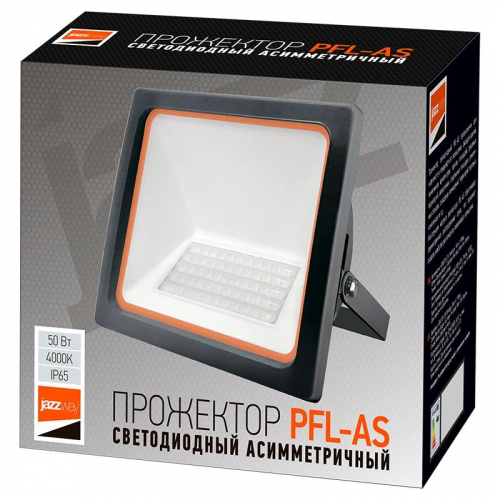 Прожектор светодиодный PFL-AS 50Вт 4000К IP65 ДО асимметричный JazzWay 5022478 в г. Санкт-Петербург  фото 5