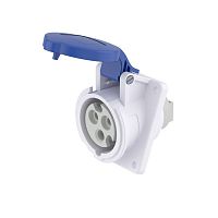 DIS4131663 Розетка СП 16А 230В 3п 2P+E IP44 с наклоном DKC 