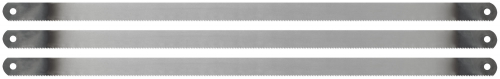 Полотна ножовочные по металлу 300х12 мм,  инструментальная сталь, 3 шт. ( 24 ТPI ), ПВХ конверт в г. Санкт-Петербург 