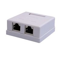 10-0353-1 Розетка компьютерная 8P8C RJ-45 FTP кат.6 2 порта (DIY) SUPRLAN 