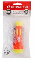 12858 Фонарь 920-TH (1LED линза 1 режим 3хAG10 в компл. блист-пакет красн.) Ultraflash 