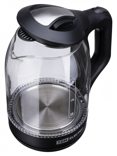 Электрический чайник "Ника", нержавеющая сталь / пластик, 1.8 л, 1800 Вт, черный, TDM в г. Санкт-Петербург  фото 4