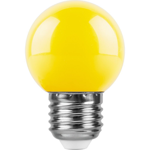 Лампа светодиодная Feron LB-37 Шарик E27 1W желтый 25879 в г. Санкт-Петербург  фото 2