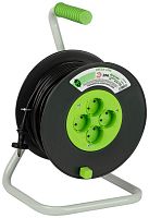 Б0065097 Удлинитель на пластик. катушке 4х50м без заземл. KAT-2x1.5-50m Greenline ПВС 2х1.5 Эра 