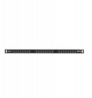 NMC-RP24UD2-HU-BK Патч-панель 19дюйм 0.5U кат.5E (класс D) неэкранир. 24 порта 100МГц RJ45 (8P8C) 110/KRONE T568A/B с органайзером черн. NIKOMAX 