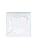 701-0202-123BIPCH Розетка 1-м СП MIRA 16А IP44 с заземл. с крышкой ПБТ бел. LEZARD 