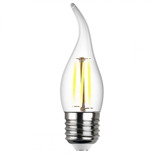 Лампа светодиодная филаментная REV FC37 E27 7W 2700K DECO Premium теплый свет свеча на ветру 32429 4 в г. Санкт-Петербург  фото 2