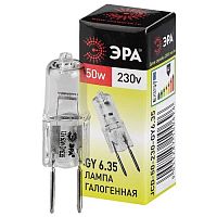 C0027374 Лампа галогенная GY6.35-JCD-50W-230V 50Вт капсула GY6.35 230В Эра 
