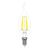 UL-00002368 Лампа светодиодная LED-CW35-5W/WW/E14/CL/MB GLM10TR форма "свеча на ветру" прозр. Multibright свет теплый бел. 3000К 100-50-10 упак. картон Uniel 