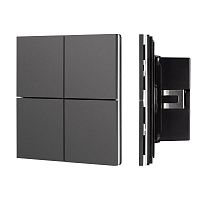 039663 Панель кнопочная KNX-304-23-IN Black (BUS Frameless) (IP20 металл) INTELLIGENT ARLIGHT 