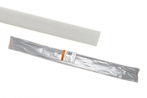 SQ0518-0208 Термоусаживаемая трубка ТУТнг 8/4 белая по 1м (50 м/упак) TDM