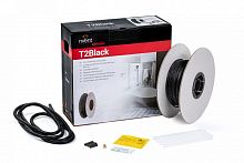 Комплект теплого пола T2Black, 665Вт на основе 55.0-метровой  греющей секции кабеля постоянной мощности ~12Вт/м, без термостата.