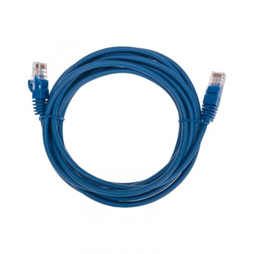 Патч-корд U/UTP CAT 5e RJ45-RJ45 26AWG LSZH син. 3м Rexant 02-0104-3 в г. Санкт-Петербург 