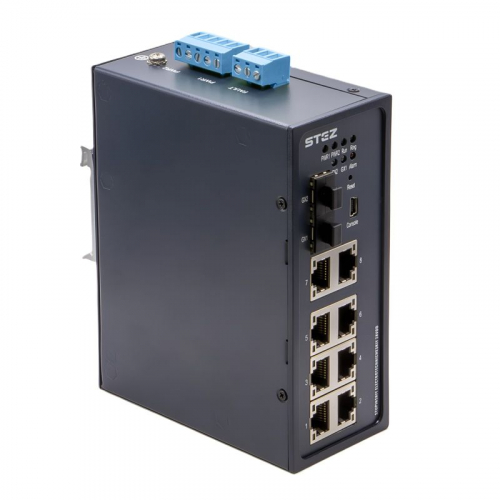 70110002 Коммутатор промышленный STEZ3108-2GSFP СТЭЗ 