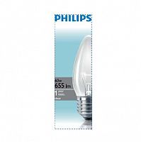 Лампа накаливания Stan 60Вт E27 230В B35 CL 1CT/10X10F Philips 921501544237 в г. Санкт-Петербург 