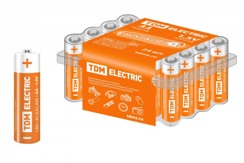 SQ1702-0035 Элемент питания LR6 AA Alkaline 1.5V BOX-24 TDM