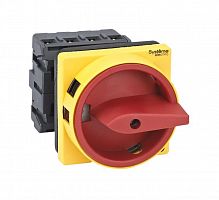 MSD32410R Выключатель-разъединитель 4п 32А IP20 с красн. рукоят. на дверцу 4 винтами с замком SE 