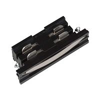 09742 Соединитель UBX-A11 BLACK 1 POLYBAG для шинопроводов прямой внутренний; трехфазный черн. Uniel 